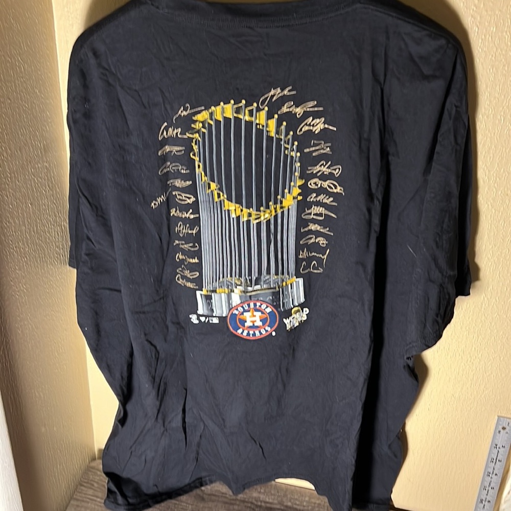 MLB Fanatics Mens Houston Astros 2017 World Series Champions Tee Color Black 3XL - Picture 4 of 5